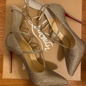CHRISTIAN LOUBOUTIN- toerless muse 100 mm